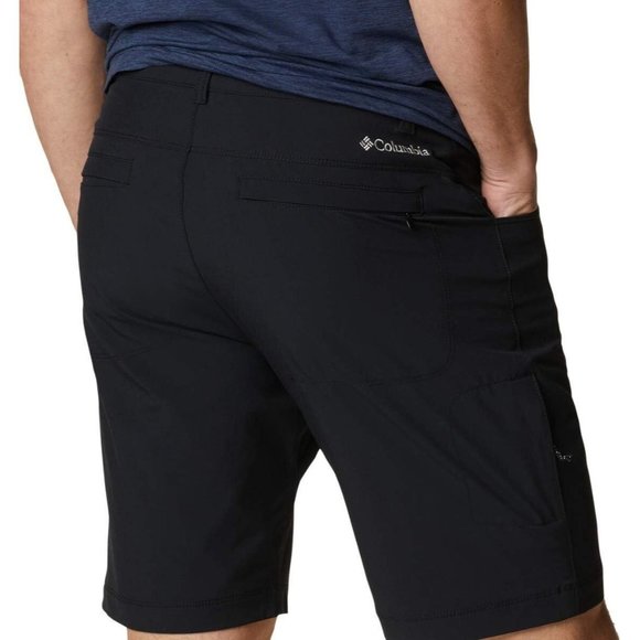 Columbia Men’s Outdoor Elements 5 Pocket Shorts, Stain Resistant, Black, Size 54 - Picture 4 of 5